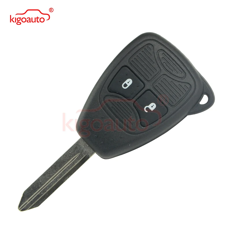Kigoauto-chave cabeça remota, 2pcs, Chrysler Dodge 300C Calibre, Nitro, Voyager, 434MHz, 04589318AC