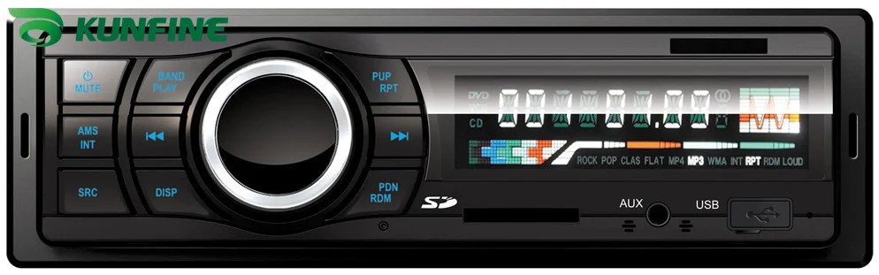 

KUNFINE Car MP3 Player one DIN FM Car Radio With USB/SD/MMC/Slot and Remote Control