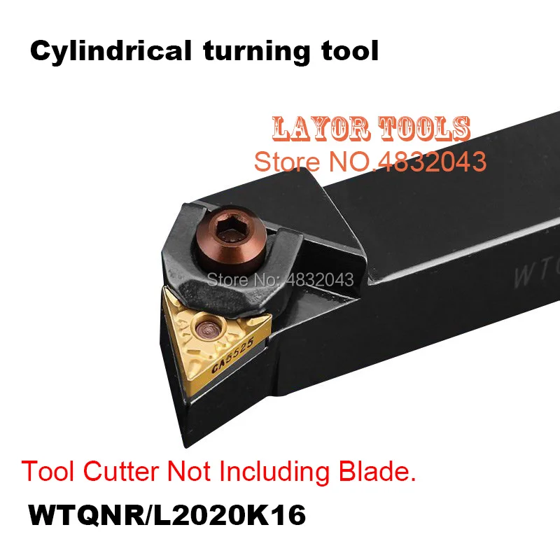 WTQNR2020K16 20*20mm Metal Lathe Cutting Tools Lathe Machine CNC Turning Tools External Turning Tool Holder W-Type WTQNR /L