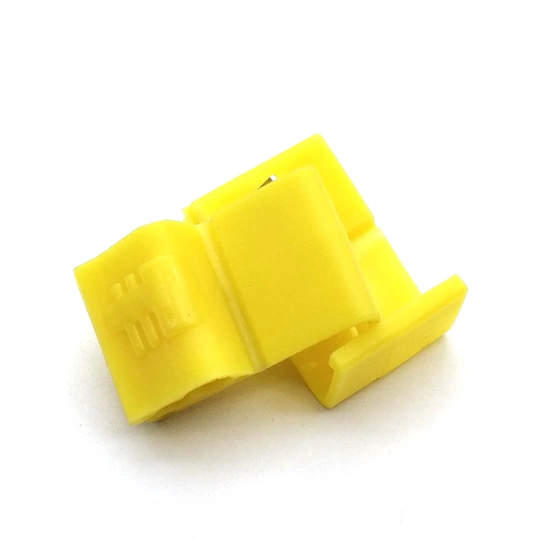 12-10 The Main Branch Fast No Broken Line Connector Wire Connecting Clamp Cable Connector Yellow