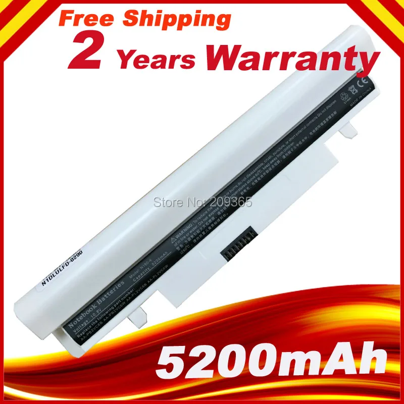 

Battery for SAMSUNG N143 N145 N148 N150 N250 N250P N260 N260P Plus AA-PB2VC6B AA-PB2VC6W AA-PL2VC6B AA-PL2VC6W