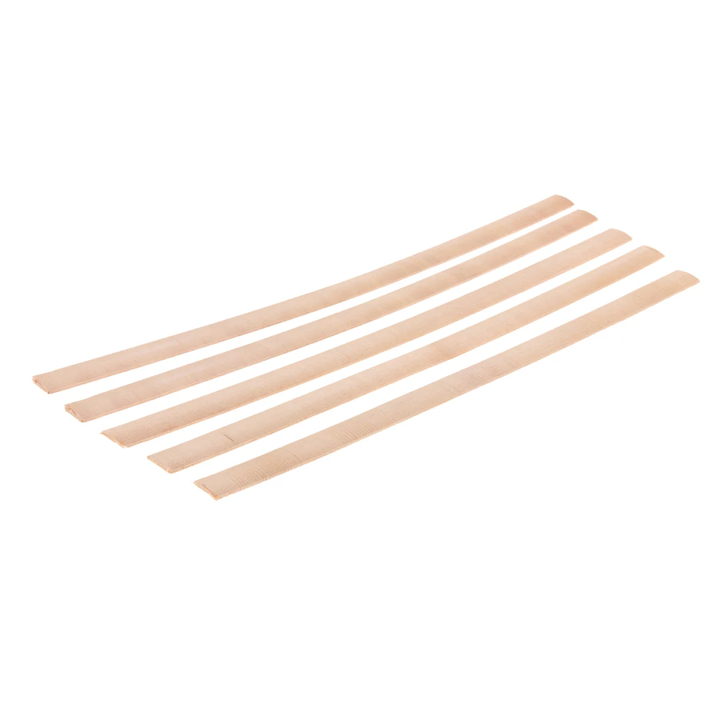 5pcs Spruce Wood Purfling Binding Inlay Guitar Back Center Reinforcement Strip