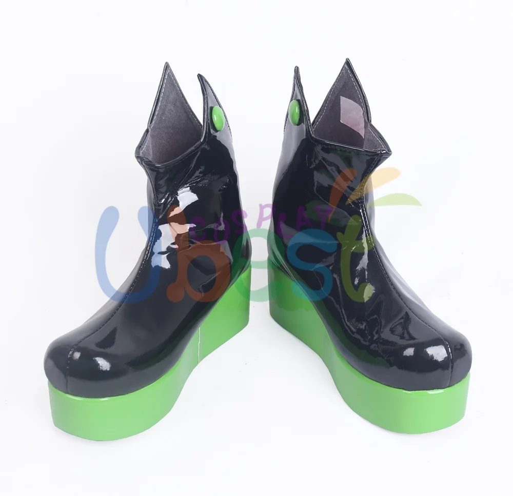Splatoon Cosplay Schuhe Frauen Grün Stiefel
