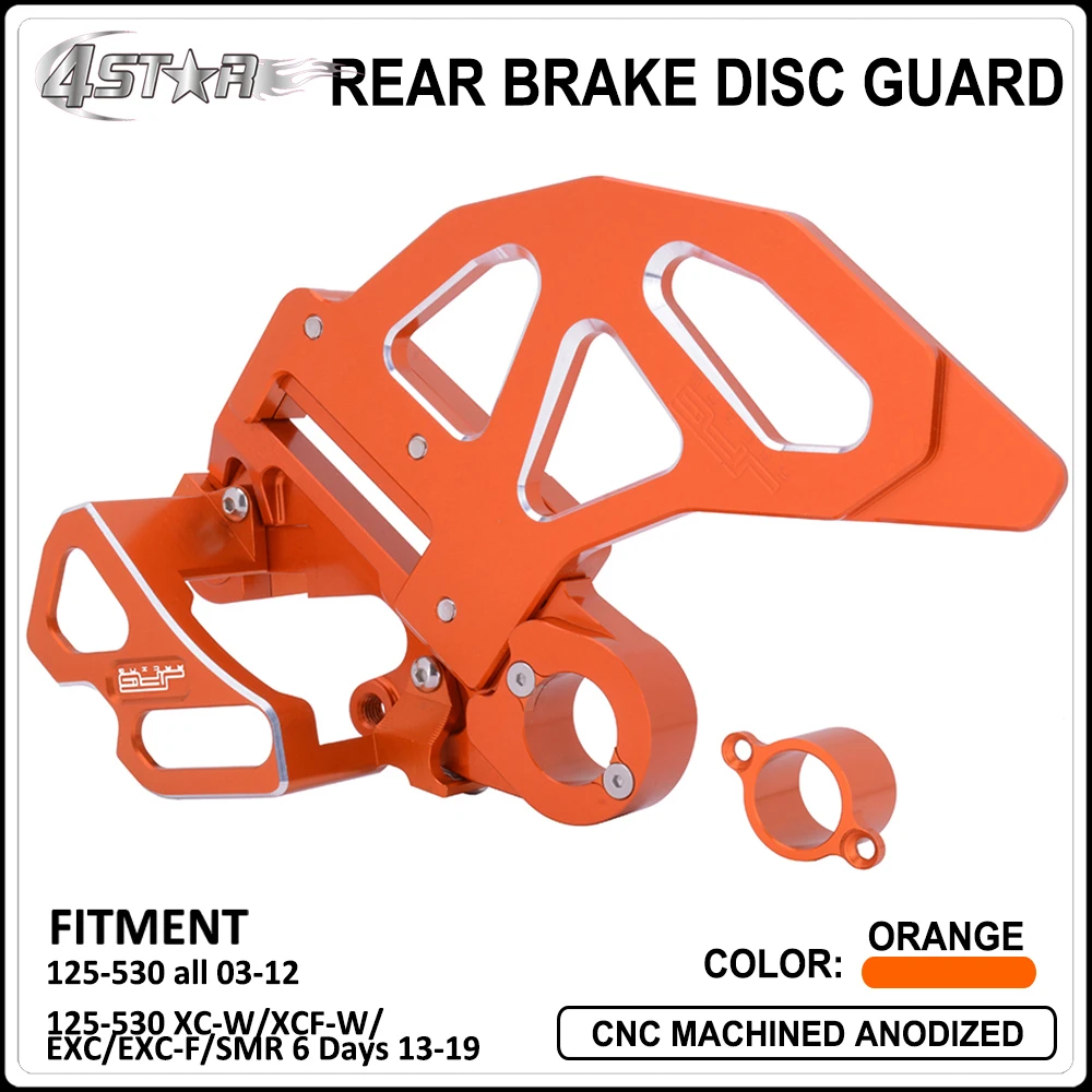 Motorbike CNC Aluminum Rear Brake Disc Hub Spacer Caliper Guard For KTM XC XCF XCW XCFW EXC SX SXF SMR 125 150 250 350 450 530