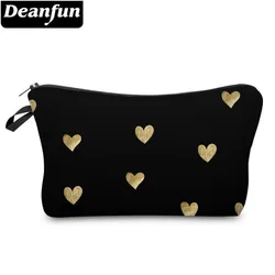 Deanfun-Impermeável Bonito Do Amor Do Coração Sacos Cosméticos, Saco De Maquiagem Espaçoso, Casos De Viagem, Organizador, Sacos De Presente De Natal, Dropshipping, 51356