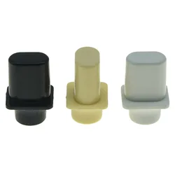 KAISH Pack of 2 Vintage Top Hat Switch Tip 3 Way /4 Way Pickup Selector Switch Knobs for U.S. Tele/Telecaster Black/Ivory/White