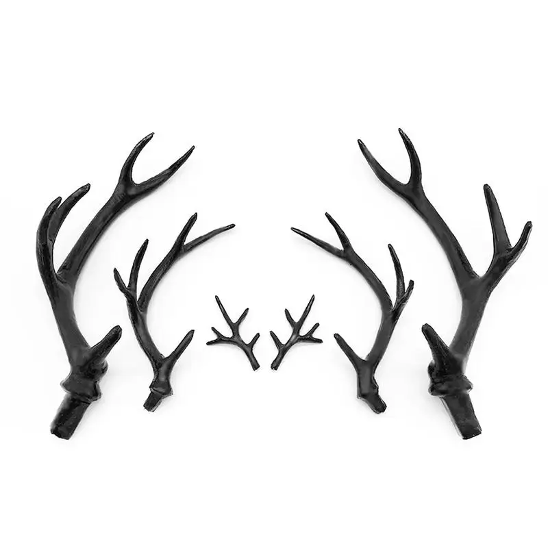 Black Antler Headdress Deer Horn Tree Branches Headband Cosplay Party DIY Gift Decoration Christmas Photo Photography Props