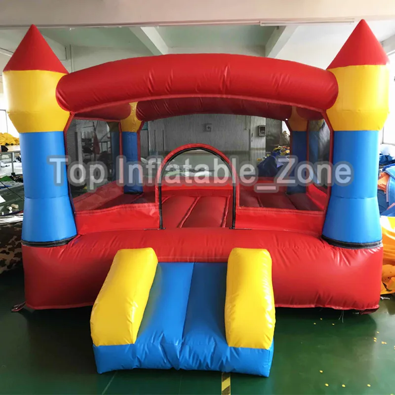 Free Shipping Mini Bouncer Castle 0.55mm PVC Tarpaulin Inflatable Jumping House Commercial Inflatable Bouncer House For Kids