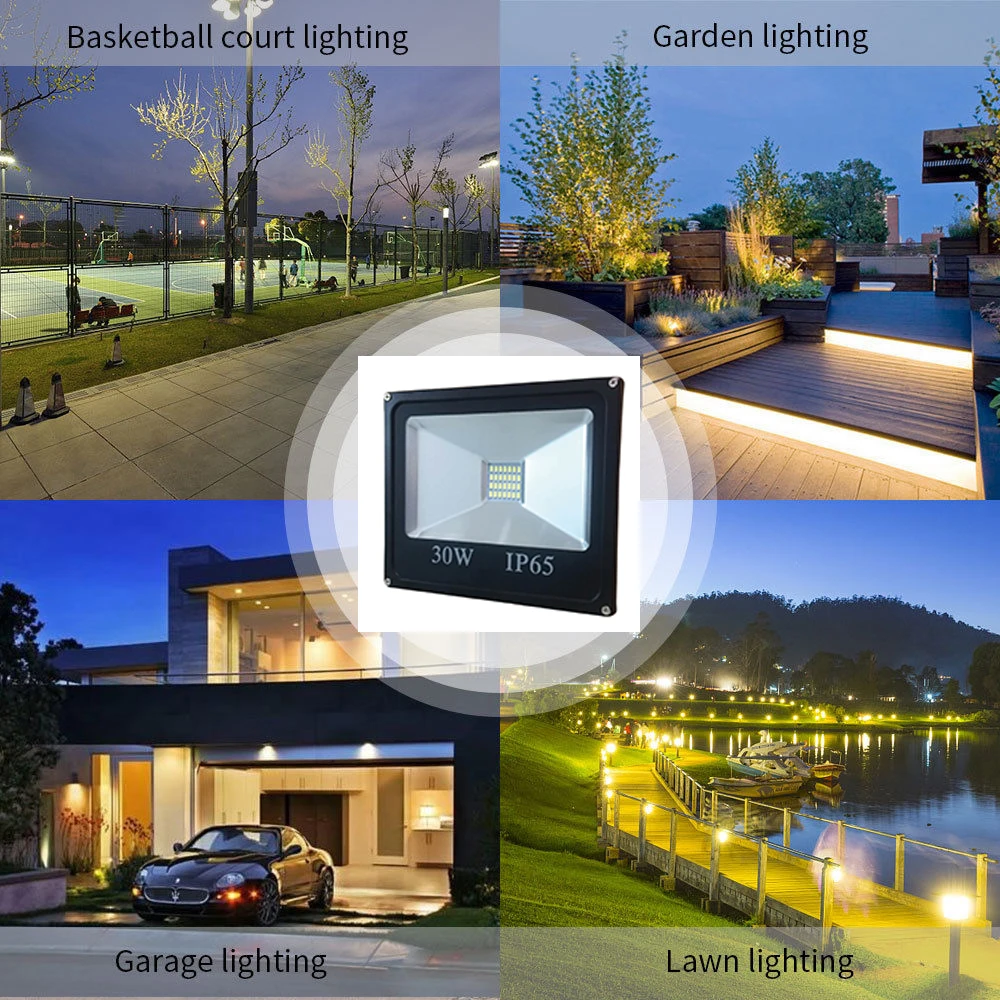 LED Spotlight IP65 Waterproof 10W 50W Spotlight LED Outdoor Lighting Gargen Lamp Reflector Projector Floodlights