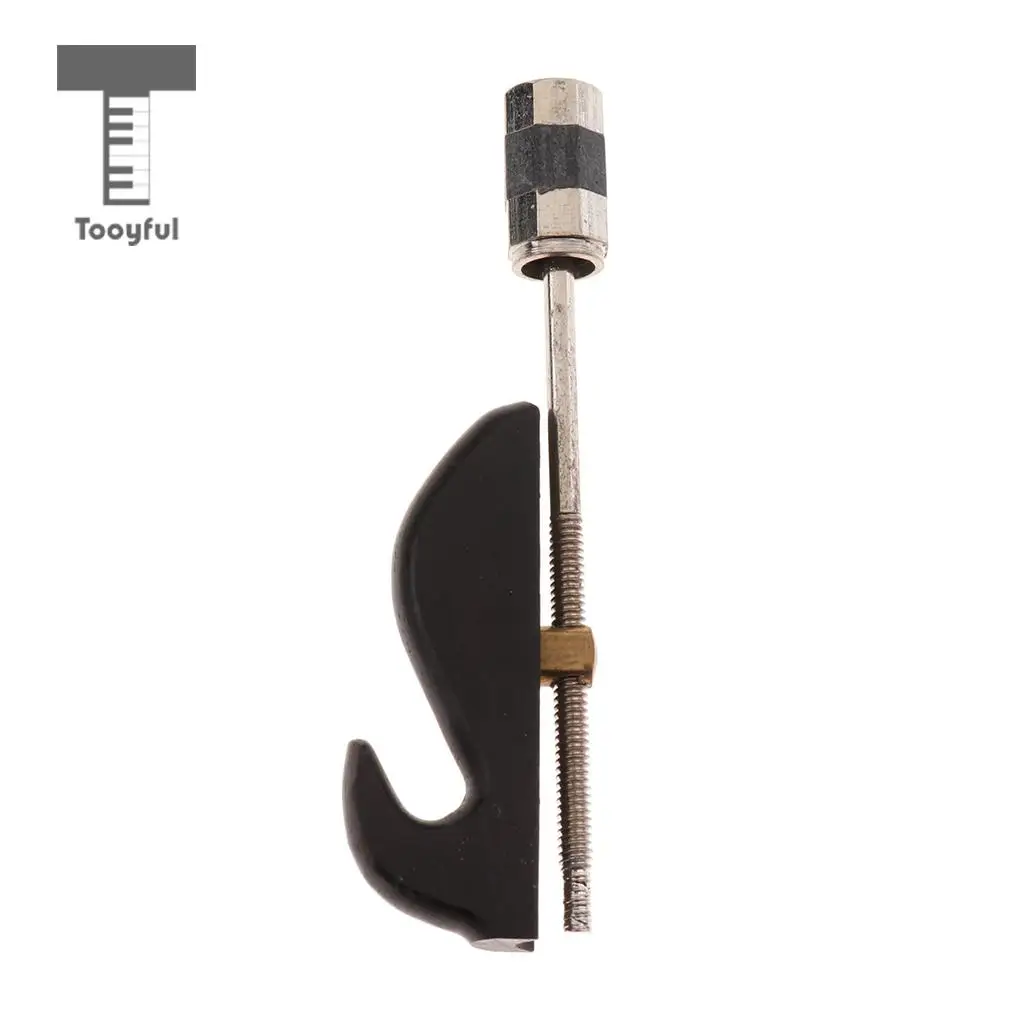 Tooyful Black Sandalwood Erhu Bow Hook Screw Head Erhu Bow Adjust Tool Accessory