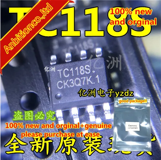 

20 шт., 100% новый и оригинальный TC118S SOP-8 в наличии