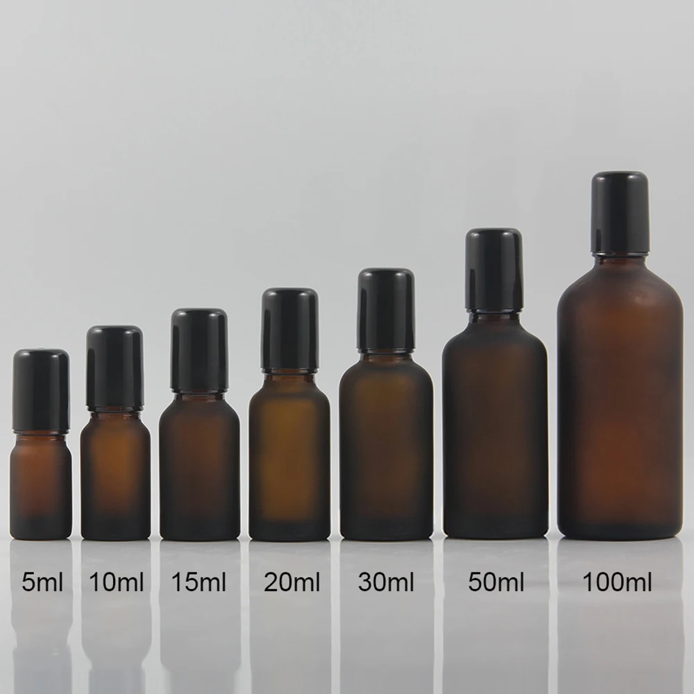 

Skin care 100ml roll on bottle glass bottle for essential oil, empty 100ml refillable perfume bottle for sale