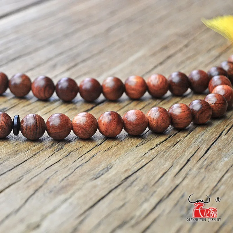 MSL-001 Islam High Quality Muslim Rosary Beads 33 Prayer Beads Natural Rosewood Beads Tasbih Charm Bracelet 10mm Round Beads