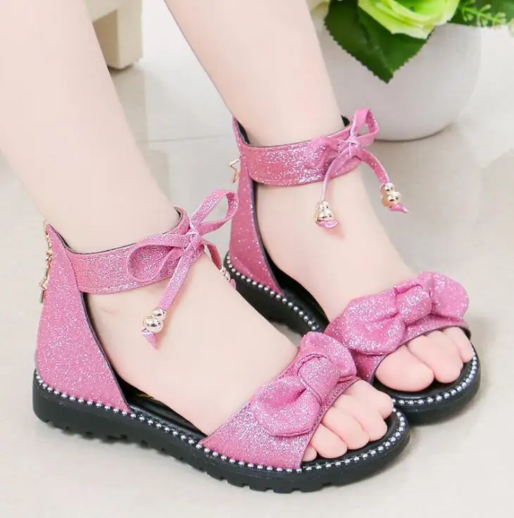 Fashion girls Shoes summer sweet cute kids sandals for girls princess kids beach sandals girls comfortable