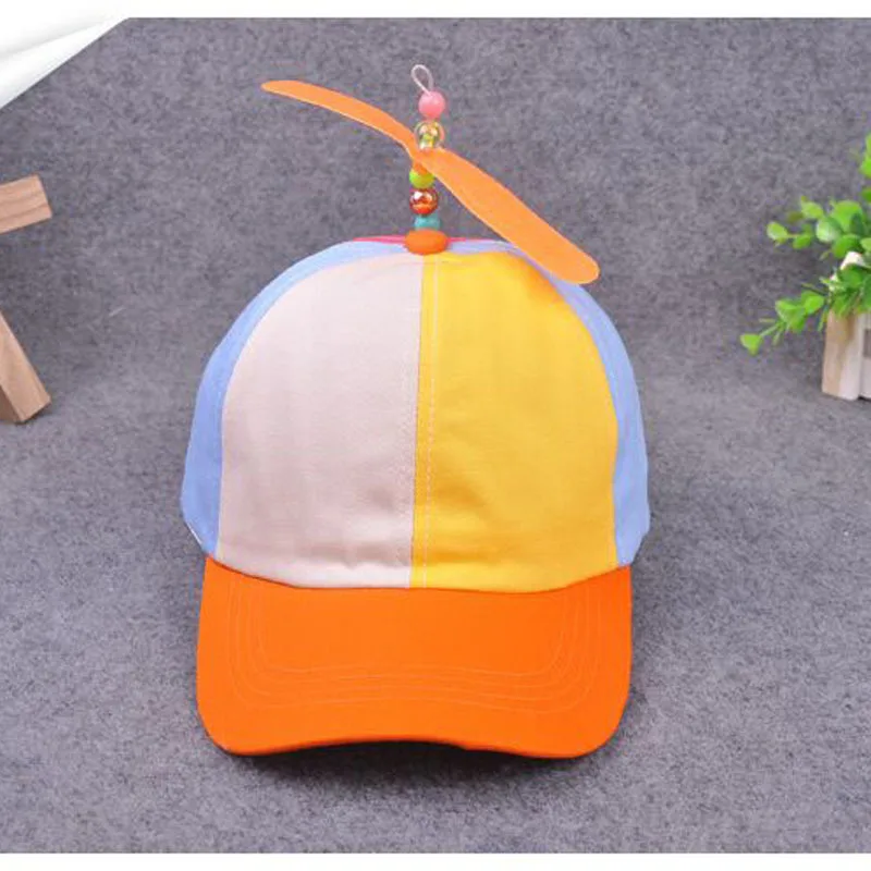 2019 Adult Helicopter Propeller Baseball Caps Colorful Patchwork Cap Hat Bamboo Dragonfly Children Boys Girls Snapback Dad Hat