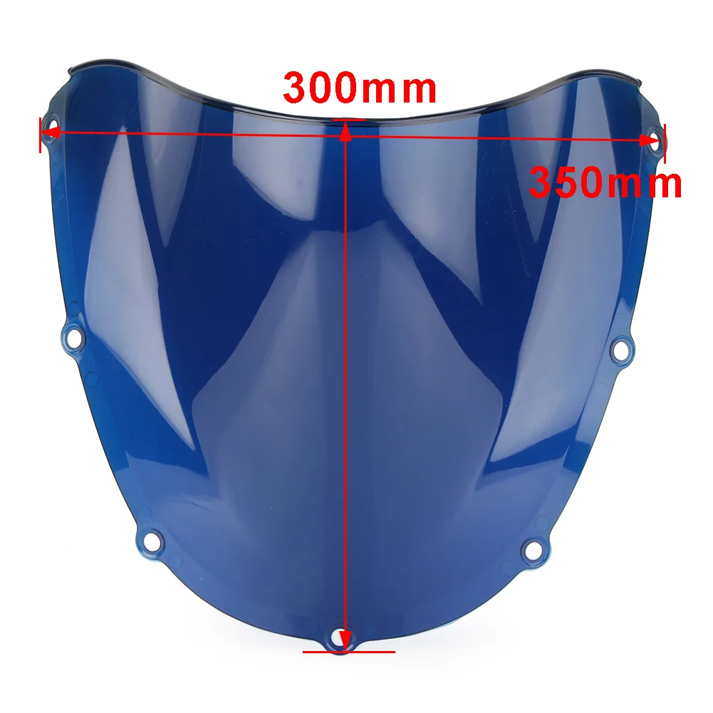 CBR954RR 2002 2003 Motorcycle Windshield Windscreen Double Bubble Wind Screen Shield for Honda CBR 954 RR 02 03 ABS Plastic