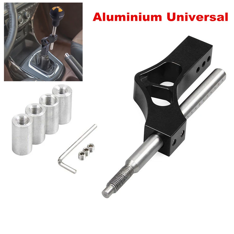 

Universal Aluminium Car Auto Shift Knob Extender Extension Adjustable Lever Gear Shifter