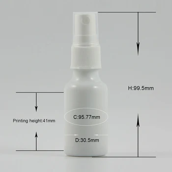 20ml 스프레이 미스트 병, 화이트 펌프 유리 oapl 화이트 병 바디, 고품질 재고 있음  Best5