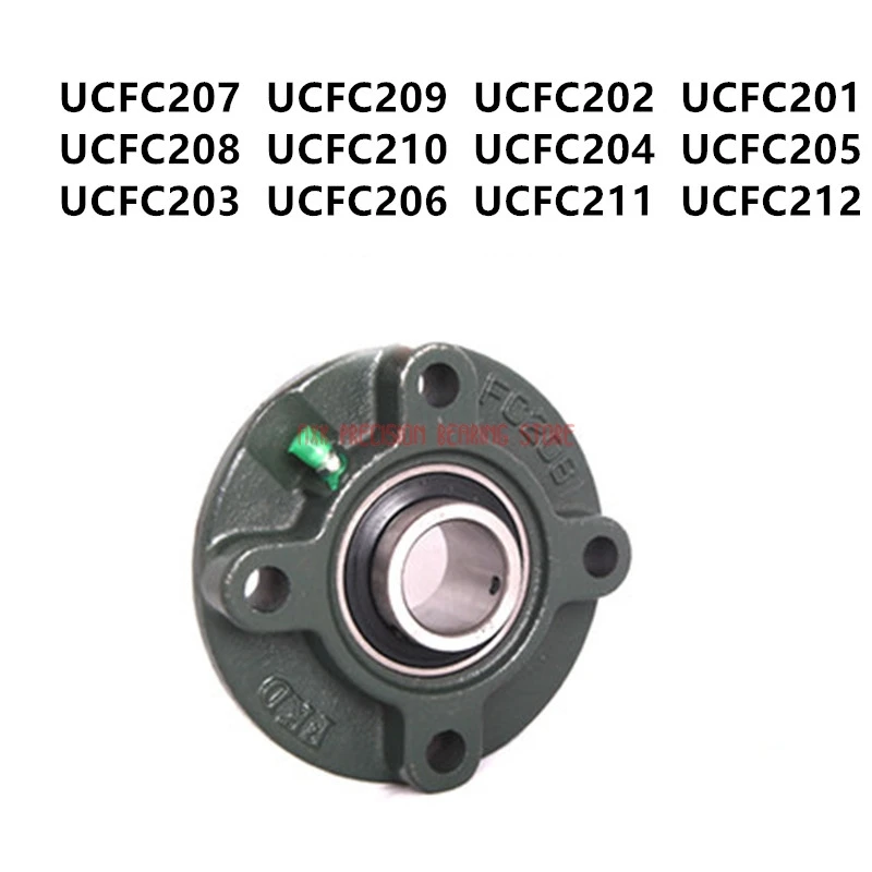 Mounted And Inserts Bearings With Housing Pillow Blocks Ucfc207 Ucfc209 Ucfc202 Ucfc201 Ucfc208 Ucfc210 Ucfc204 Ucfc205 Ucfc203