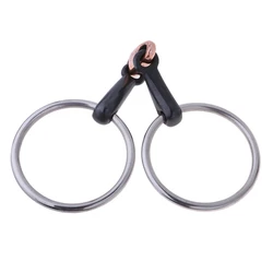 105/115/125mm Copper Link Eggbutt Snaffle Bit Ring Snaffle Bit for Horse