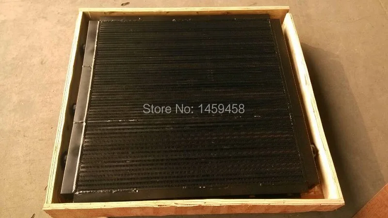 

88260002-198 Sullair black aluminum plate fin after air oil cooler heat exchanger for LS25S air compressor