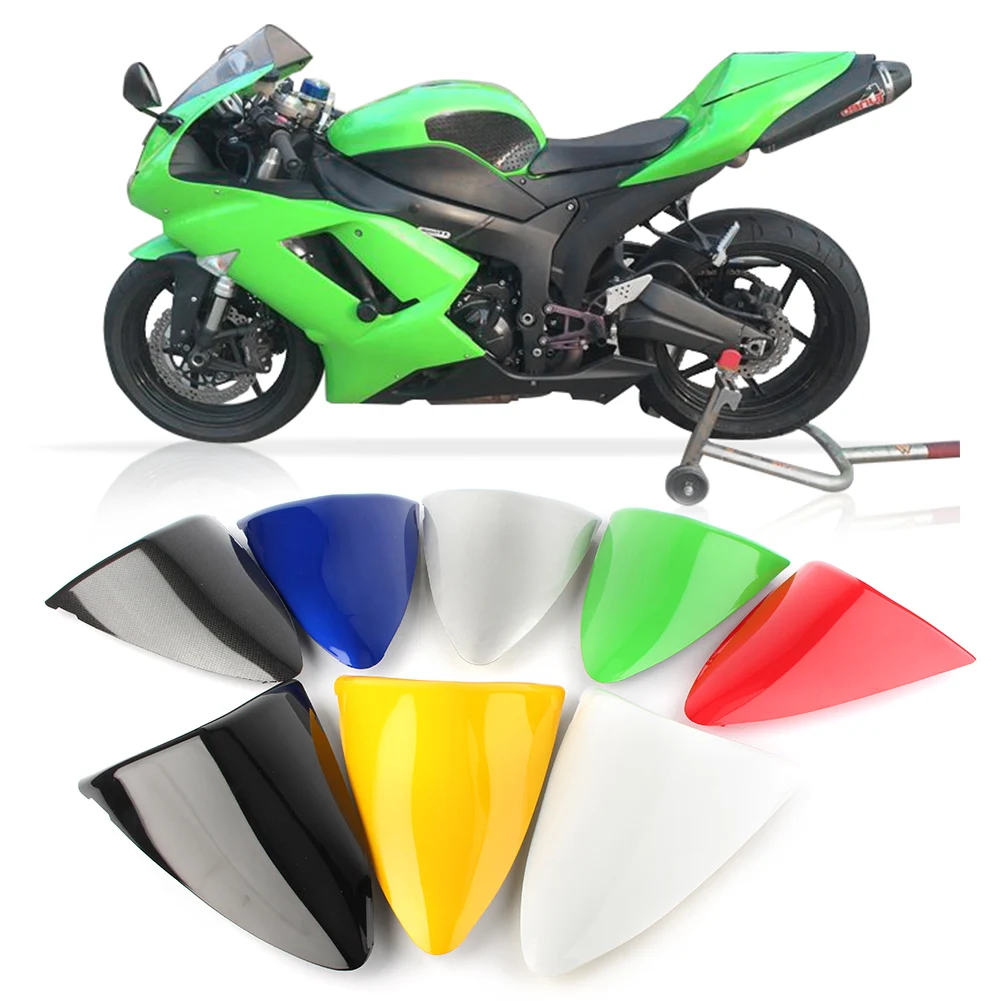 ZX6R 2007 2008 Rear Pillion Passenger Cowl Seat Cover Fairing	GZYF Motorcycle Parts For Kawasaki ZX-6R ABS plastic