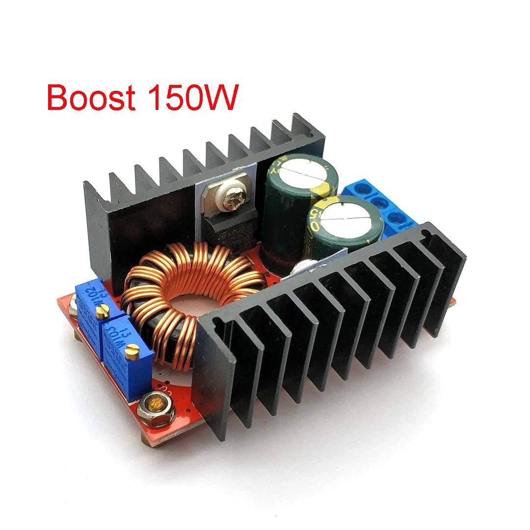 10-30Vถึง 12-35V Step Up CV CC 150W 10A DC DC Boost Converterรถแหล่งจ่ายไฟLED Driver Chargerปรับแรงดันไฟฟ้า