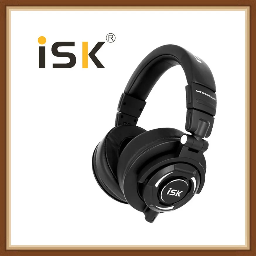 Original ISK MDH9000 Monitor Headset Headphone Auriculares Hifi Earphone Ecouteur Computer K Song Earphones Headphones