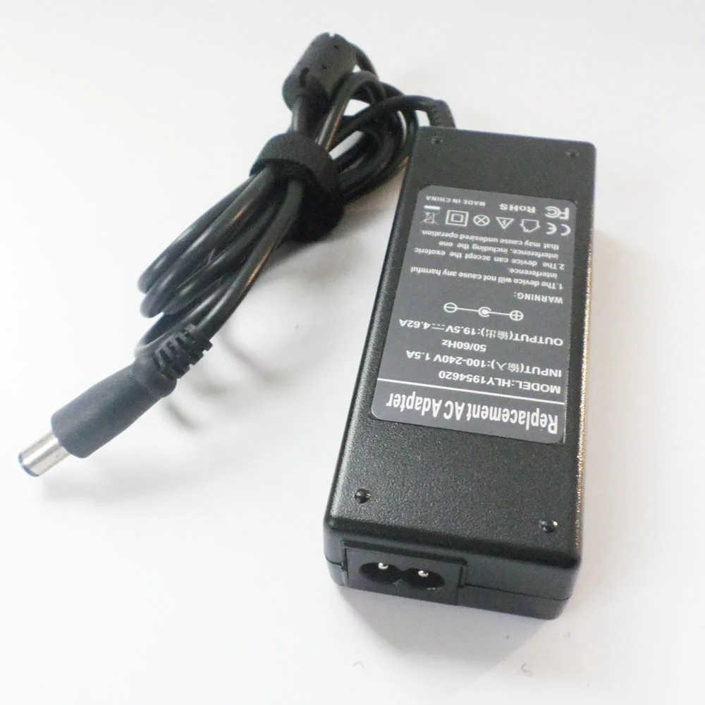 Notebook AC Adapter 90W for Dell 19.5V 4.62A PA-1900-01D3 PA-1900-02D PA-1900-02D2 PA-1900-02D3 DF266 Laptop Power Charger Plug