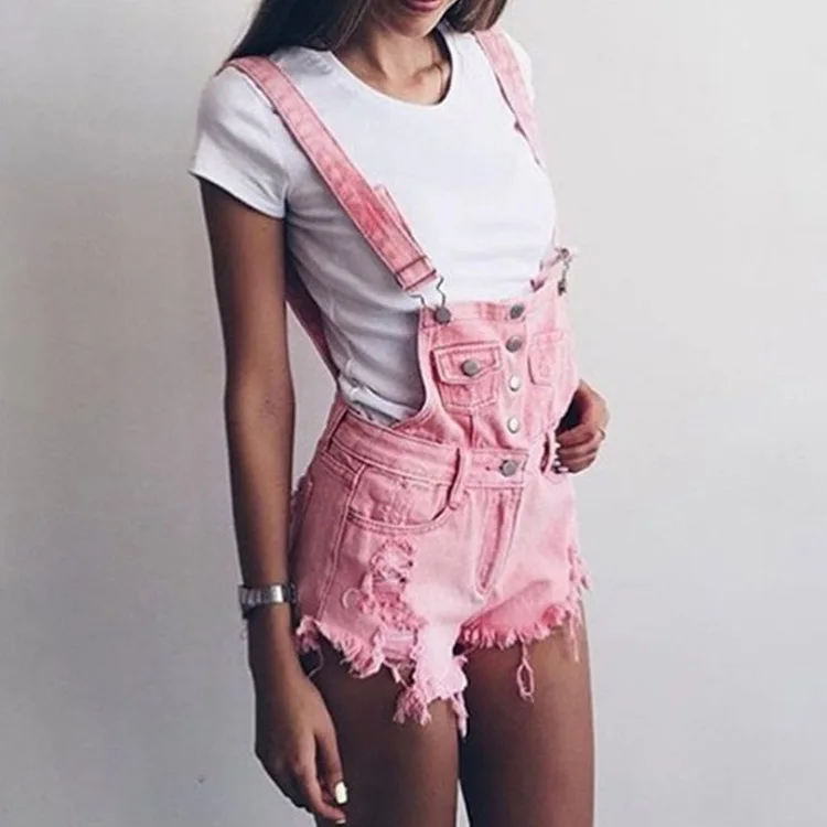 Jumpsuit Women Playsuits Denim Overalls for Womens Rompers Shorts Slim Casual Short Overalls Women Shorts Rompers Tracksuit