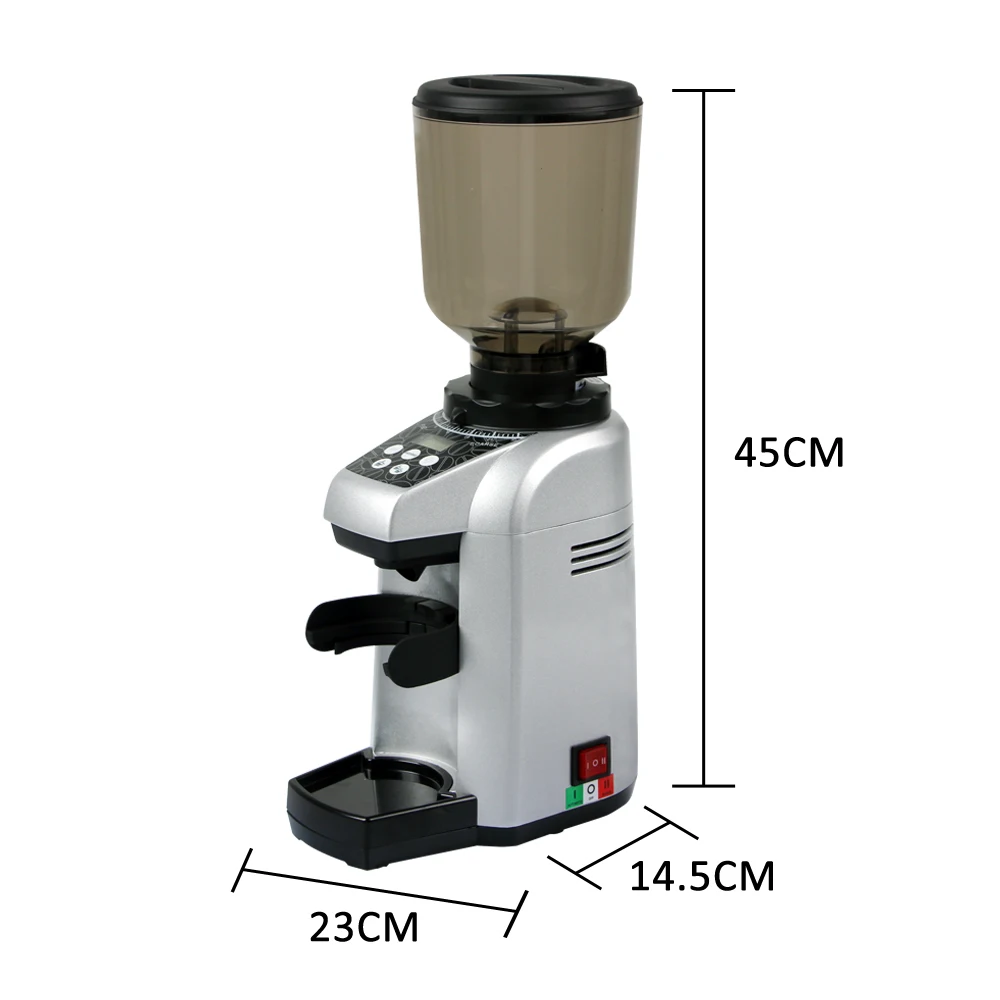 ITOP 50MM Flat Burr Coffee Grinder Elecrtic Coffee Bean Milling Machine Grinder Automatic Dispensing Espresso Coffee Tools