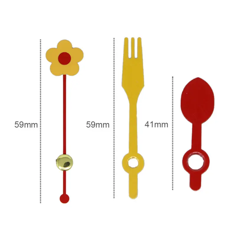 5 sets DIY Wall Quartz Clock Movement Pointer Hands Repair Tool Part Kit Replacement A