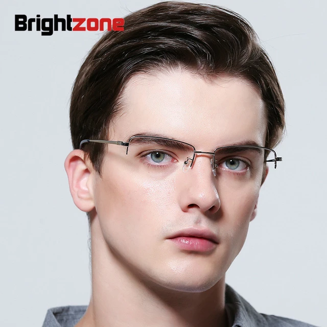 Shine Zone gafas cuadradas transparentes para hombre lentes de montura completa para miopia de Metal Retro a la moda negras plateadas y doradas AliExpress
