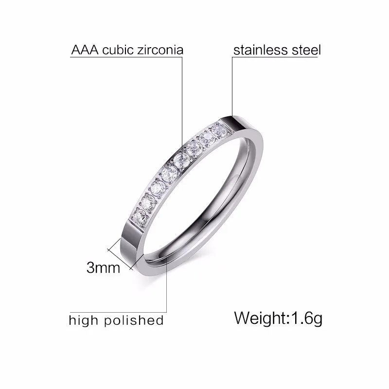 Vnox Never Fade Stainless Steel Temperament Engagement Bands For Couples Anti Allergy Women Mens Rings Lovers Alliance