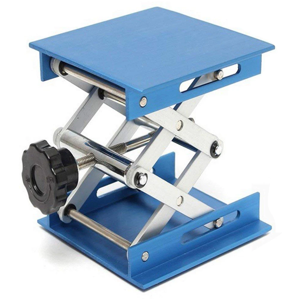 Adjustable Aluminum alloy Laboratory Lab-Lift Lifting Platforms Jack Scissor Lift Platform / Foldable Lifting Table Pad Height