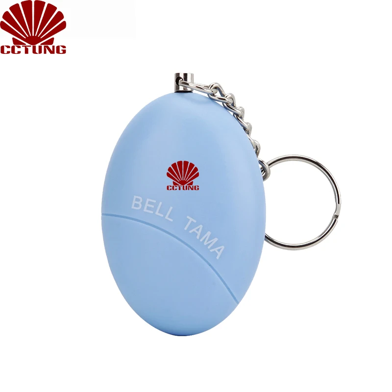 Super Mini 120db Personal Security Alarm Keychain Anti Attack Rape Emergency Personal Alarm Battery Built-in To Help Scare Off