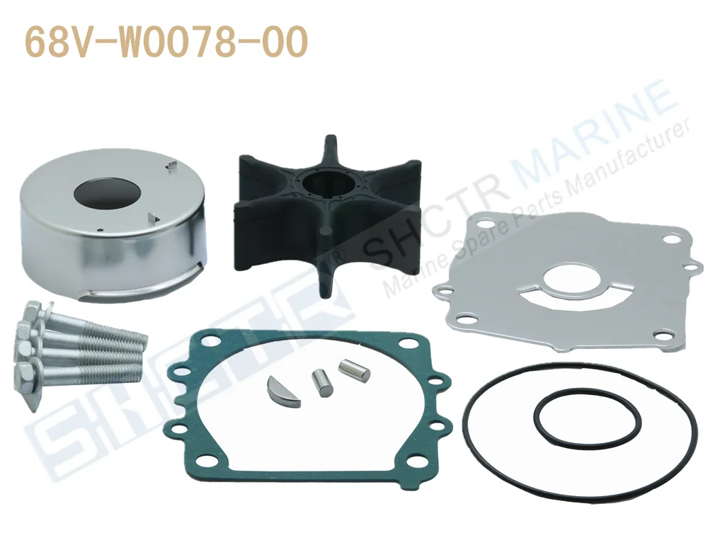 

SHCTR Water Pump & Impeller Kit for OEM 68V-W0078-00,Sierra 18-3442,115HP