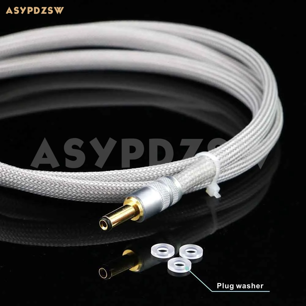 1.2M HIFI 4N 9999 Sterling silver-Oyaid DC Power supply cable 5.5*2.1mm or 5.5*2.5mm