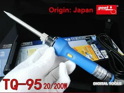 Goot-日本の修理ツール,TQ-95高速電気はんだごて,220〜240v,調整可能な電力,20/200w,内部熱タイプ