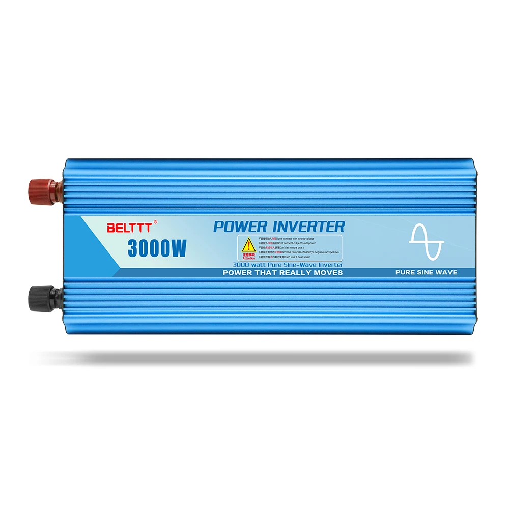 Free shipping 12 volt 220 volt pure sine wave power inverter 3000W power inverter japan dc ac inverter