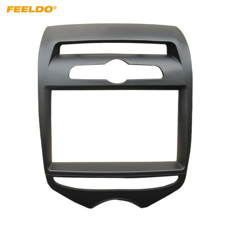 

FEELDO 2Din Car Radio Panel Plate Fascia Frame For Hyundai IX20 (Manual AC) 2012 Stereo Refitting Dash Frame Trim Kit #5125