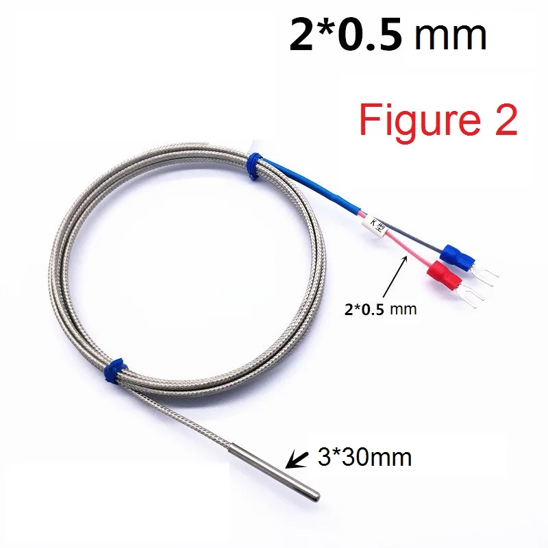 Free shipping 10pcs/pack High Quality WRN-035 Type K Thermocouple Probe 3*30mm