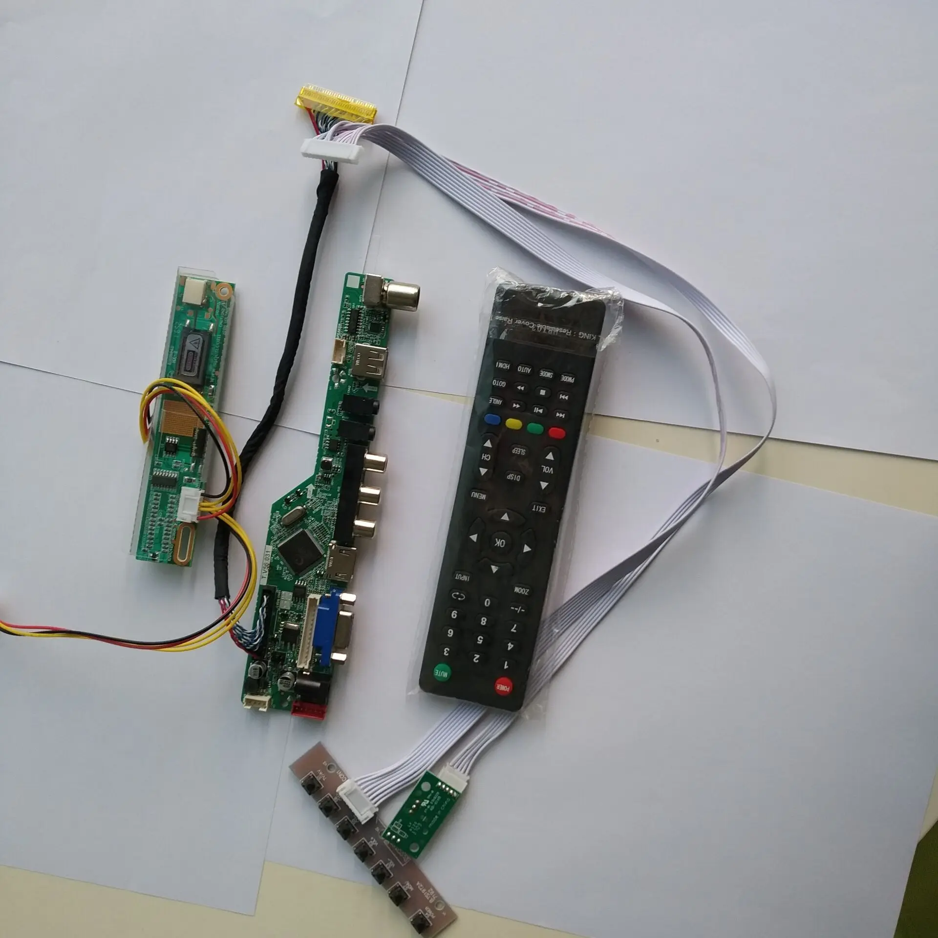 Imagem -01 - Lcd Led Áudio tv Hdmi Usb Vga av Ccfl Lâmpadas Controlador Placa de Driver para 17.0 M170etn01.1 1280x1024 Kit Diy lcd led audio tv hdmi usb vga av ccfl lampadas controlador placa de driver para 170 m170etn011 1280x1024 kit diy 01