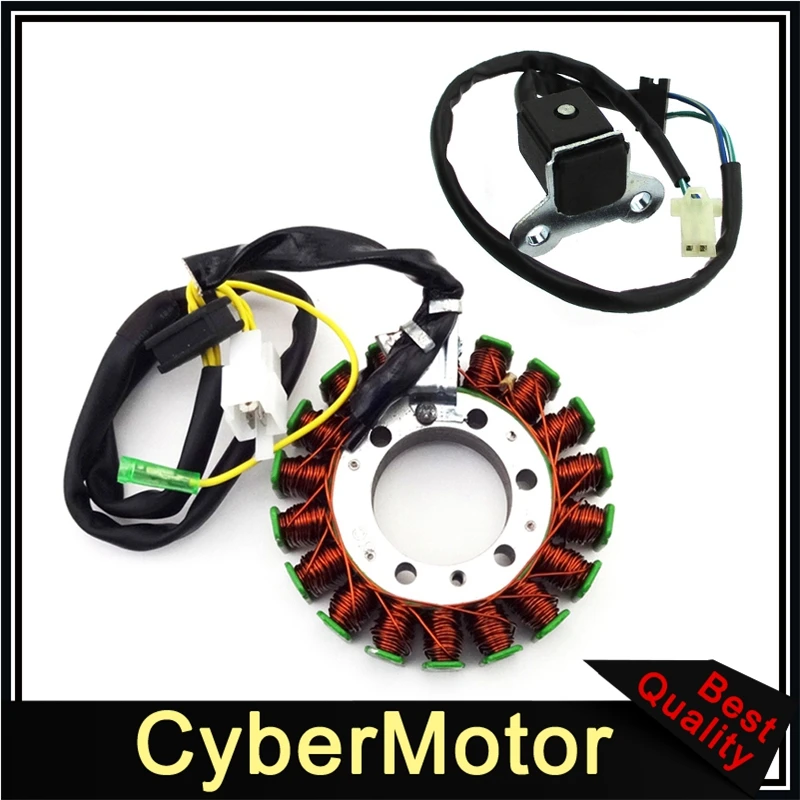 Magneto Stator With Pickup For 250 250cc Go Kart Buggy Dazon BMS Roketa Kinroad Kandi