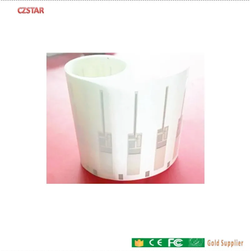 50pcs Long Range Passive UHF RFID Inlay Label Sticker Tag PET White Blank Waterproof Anti Theft For Jewelry Tracking