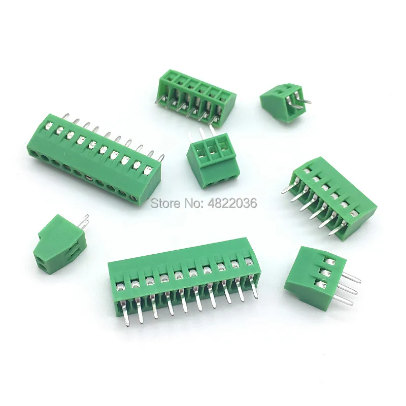 

10pcs KF128 2.54mm PCB Mini Screw Terminal Block KF128-2.54 2P 3P 4P 5P 6P 7P 8P 9P 10P 12P 14P 16P Splice Terminal KF120-2.54