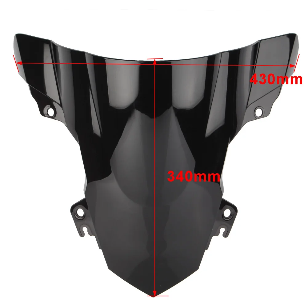 Para-brisa de motocicleta s1000rr, pára-brisa à prova de vento para bmw s 1000 rr 2015, 2016, 2017, plástico abs