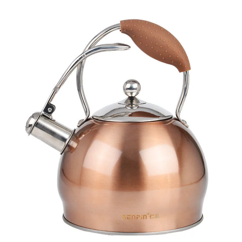 Budget European Stainless Steel Kettle Kettle, Induction Cooker, Gas Pipe Sound 2.5l General