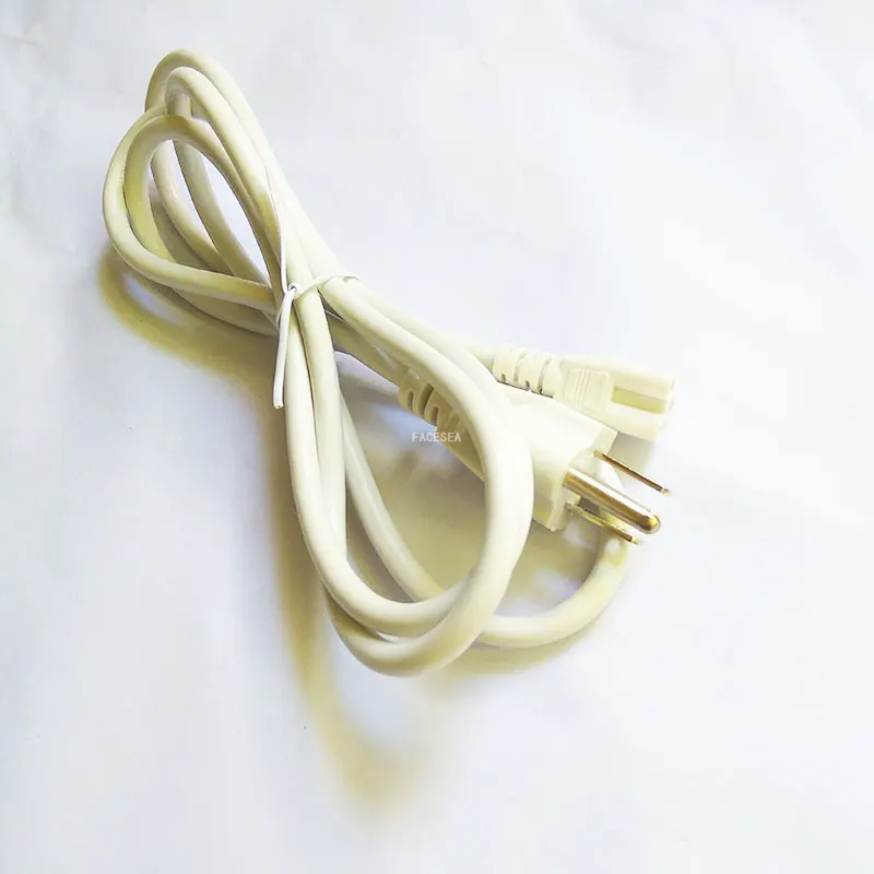 50pcs/lot 1.5M 3Pin Connectors with US Plug Extend Cable White Color For T5 T8 LED Lamp Tube by Free DHL