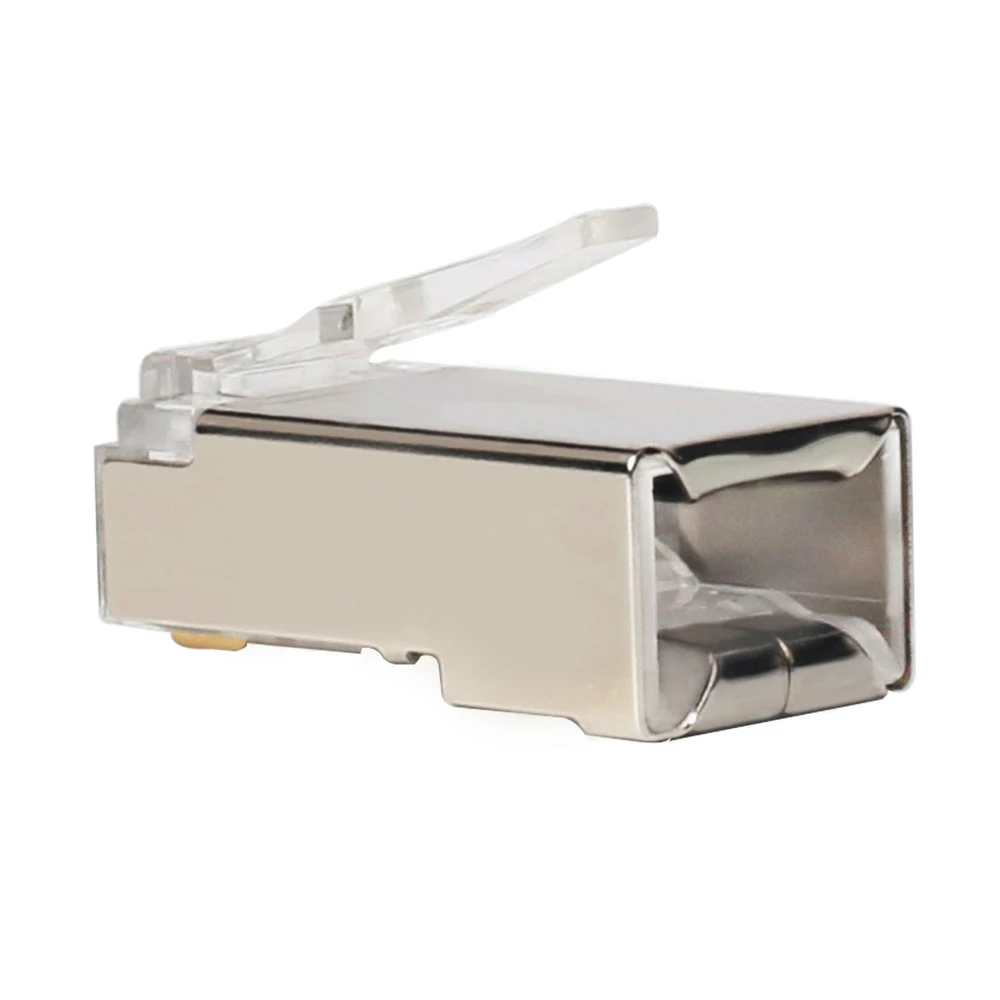 Xintylink – connecteur de câble ethernet rj45 mâle, connecteur réseau lan cat5e 8p8c, rg rj 45 stp blindé rg45 cat 5 cat5, 50 pièces, 100 pièces